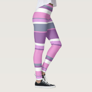 Leggings Lilac rayures