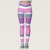 Leggings Lilac rayures (Devant)