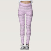 Leggings Lilac, rose, zigzag (Devant)
