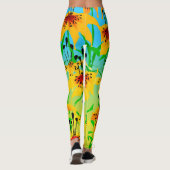 Leggings Lilies de tigre (Dos)
