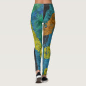 Leggings Lilo - Coutouts turquoise (Dos)