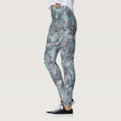 Leggings lily indigo turquoise (Gauche)