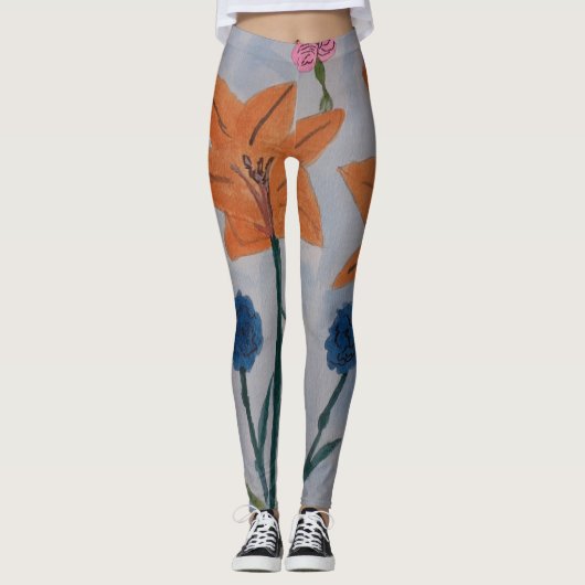 Leggings Lily orange (Devant)