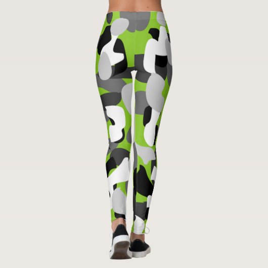 LEGGINGS LIME CAMO (Dos)