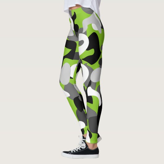 LEGGINGS LIME CAMO (Gauche)