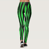Leggings Lime Green Zebra (Dos)