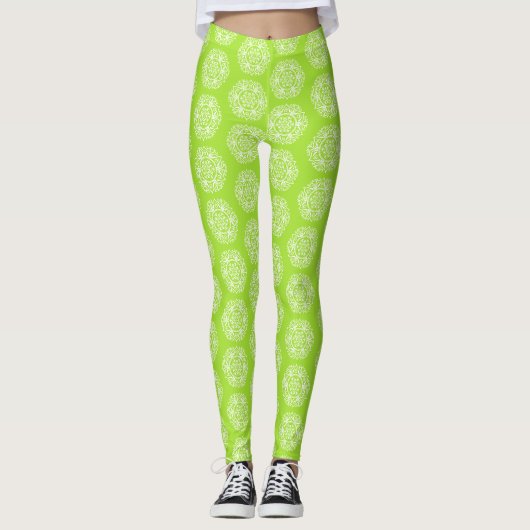 Leggings Lime Mandala (Devant)
