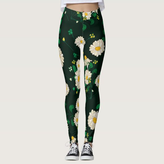Leggings L'imitation du dessin d'enfant brodé. (Devant)