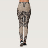 Leggings Lin et dentelle (Dos)