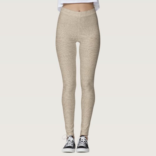 Leggings Lin naturel intemporel (Devant)