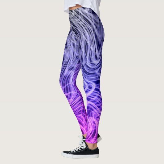 Leggings Linéaire déformé2 pourpre - Légendes (Gauche)