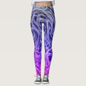 Leggings Linéaire déformé2 pourpre - Légendes (Devant)