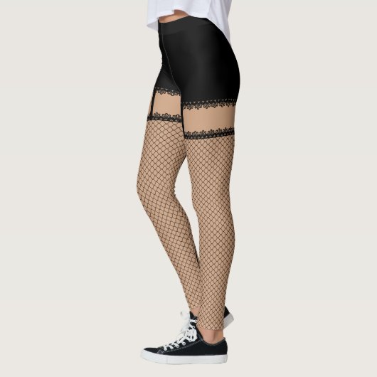 Leggings Lingerie noire (Gauche)