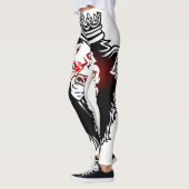 Leggings lion aux yeux rouge (Gauche)