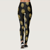 Leggings Lion Avec Couronne - Style Or 3 (Dos)