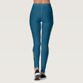 Leggings Lion Avec Couronne - Style Or 3 (Dos)