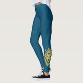 Leggings Lion Avec Couronne - Style Or 3 (Gauche)