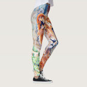 Leggings lion d'aquarell (Droite)
