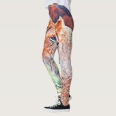 Leggings lion d'aquarell (Gauche)