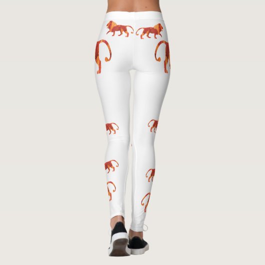 Leggings Lion de feu (Dos)