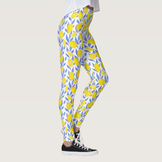 Leggings Lions Bleus Méditerranéens (Droite)