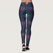 Leggings Liquid Galaxy Illusion | Seamless Surreal Gradient (Dos)