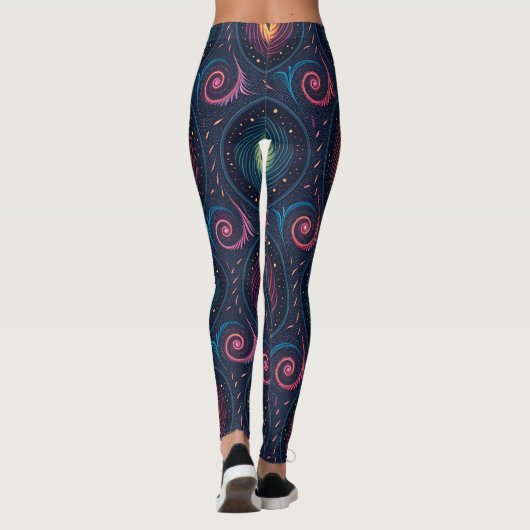 Leggings Liquid Galaxy Illusion | Seamless Surreal Gradient (Dos)