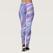 Leggings Liquid Holographic Flow – Seamless Abstract (Dos)