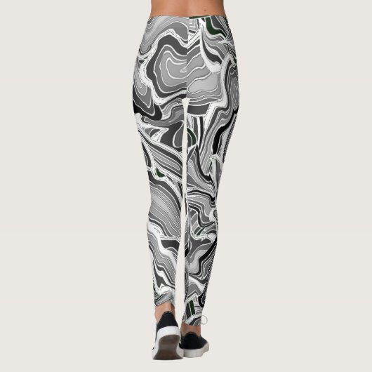 Leggings Liquide gris (Dos)