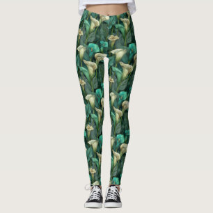 Leggings lis calla Crossfit lis calla Fleurs Cadeaux Pour