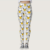 Leggings Little White Duck Heads Thunder_Cove (Devant)