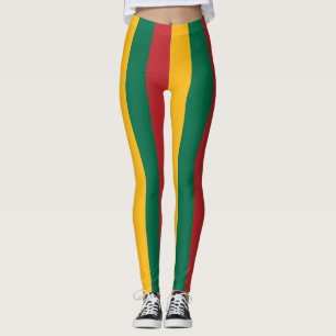 Leggings Lituanie Couleurs du drapeau national Verticalemen