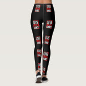 Leggings Live Love Dance Dancer Design (Dos)