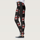 Leggings Live Love Dance Dancer Design (Gauche)