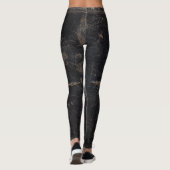 Leggings livre Fleur-De-lis antique (Dos)