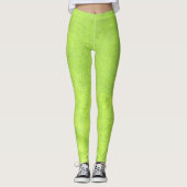 Leggings Livre vert Abstrait (Devant)