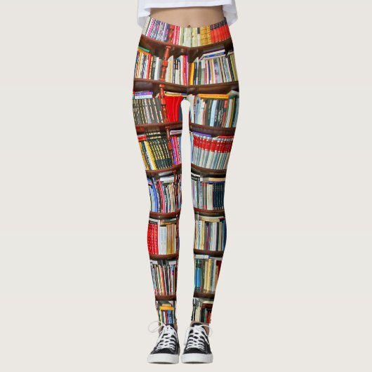 Leggings Livres | Bibliothèque | motif élégant | Légendes (Devant)