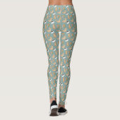 Leggings Livres de chats et café (Dos)