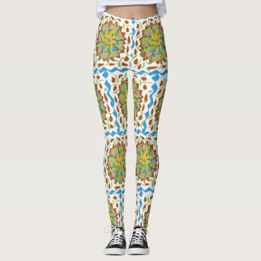 Leggings Lizard Mandala (Devant)