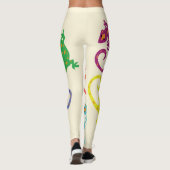 Leggings Lizards colorés (Dos)