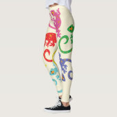 Leggings Lizards colorés (Gauche)