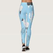 Leggings Llama et cactus, motif mignon. (Dos)