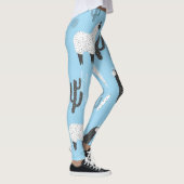 Leggings Llama et cactus, motif mignon. (Droite)