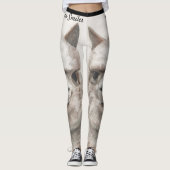 Leggings Llama sourit des légendes originales d'exercices d (Devant)