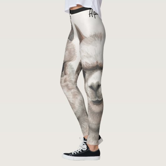 Leggings Llama sourit des légendes originales d'exercices d (Gauche)