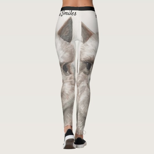 Leggings Llama sourit des légendes originales d'exercices d (Dos)