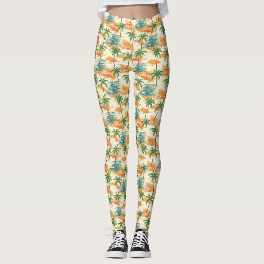 Leggings L'océan est un puissant harmoniste (Devant)