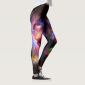 Leggings L'oeuvre Cloud de SlipperyJoe abstraite surre vibr (Droite)