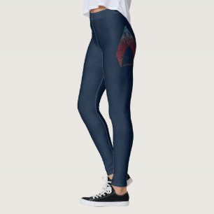 Leggings Logo d'Aquaman Paisley Aquaman