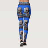 Leggings Logo de crâne à l'esprit technologique, (Dos)